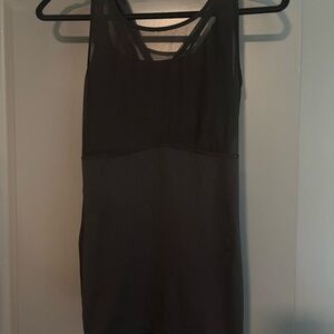 SUPER UNIQUE: Black mesh lululemon tank top - Ready Set Sweat